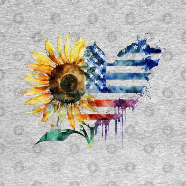 Sunflower 4th of July by ExprEssie